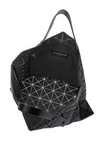 A detail shot of the Bao Bao Issey Miyake LUCENT MATTE tote bag.