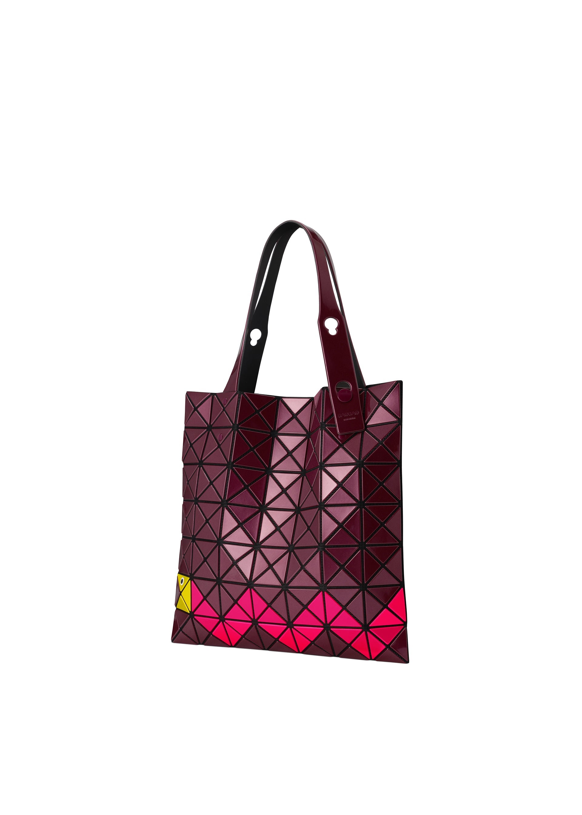 A detail shot of the Bao Bao Issey Miyake WONDER tote bag.