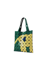 A detail shot of the Bao Bao Issey Miyake WONDER tote bag.