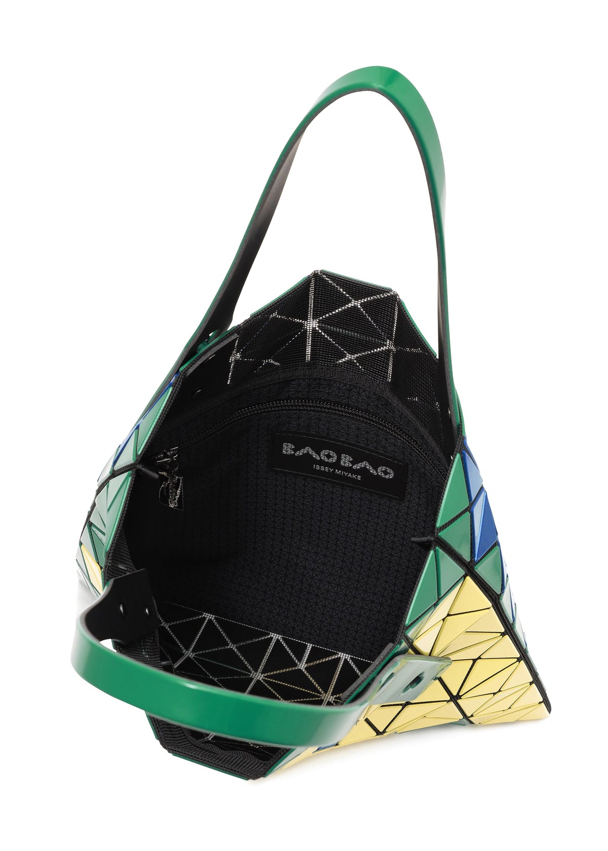 A detail shot of the Bao Bao Issey Miyake WONDER tote bag.