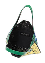 A detail shot of the Bao Bao Issey Miyake WONDER tote bag.