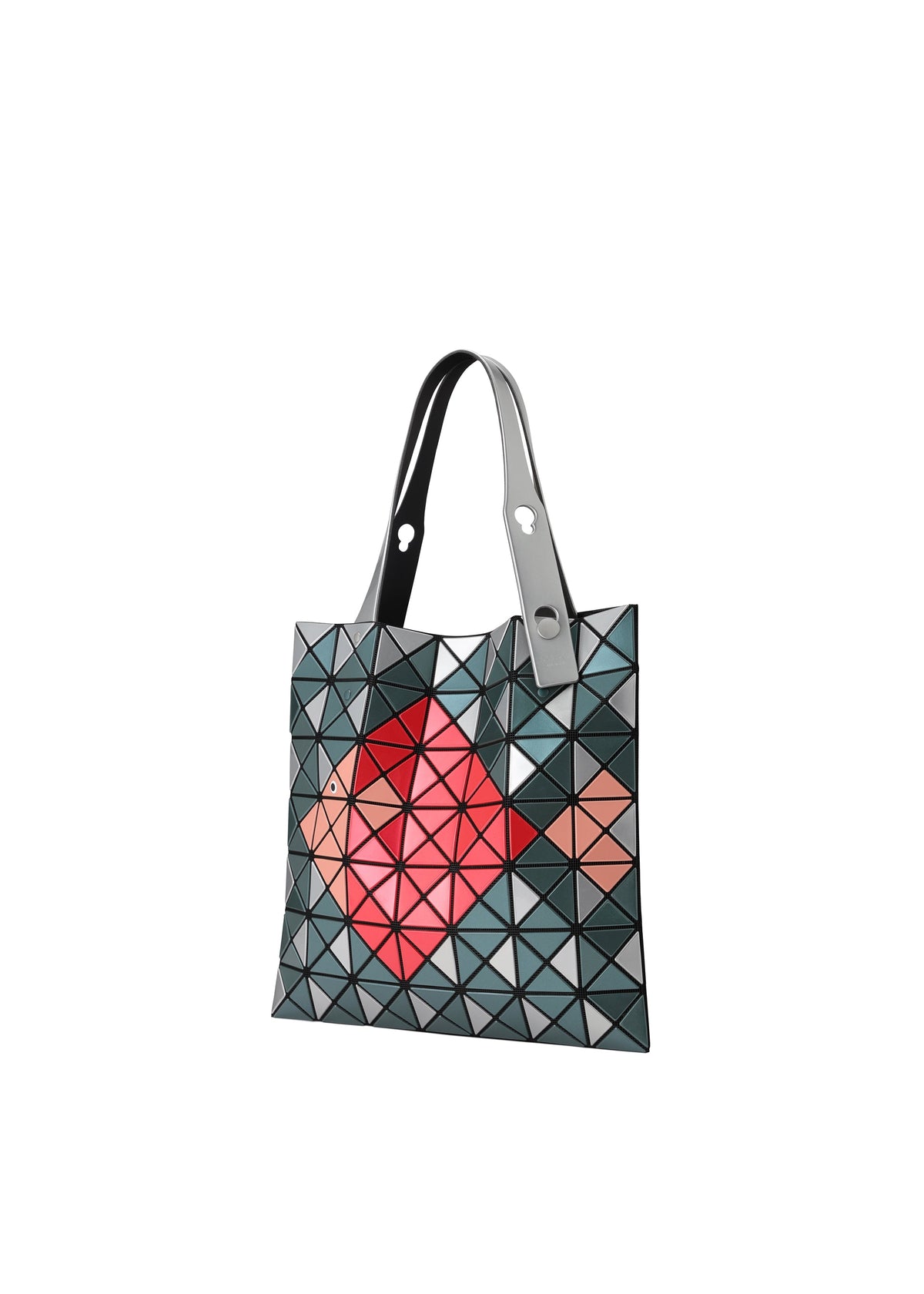A detail shot of the Bao Bao Issey Miyake WONDER tote bag.