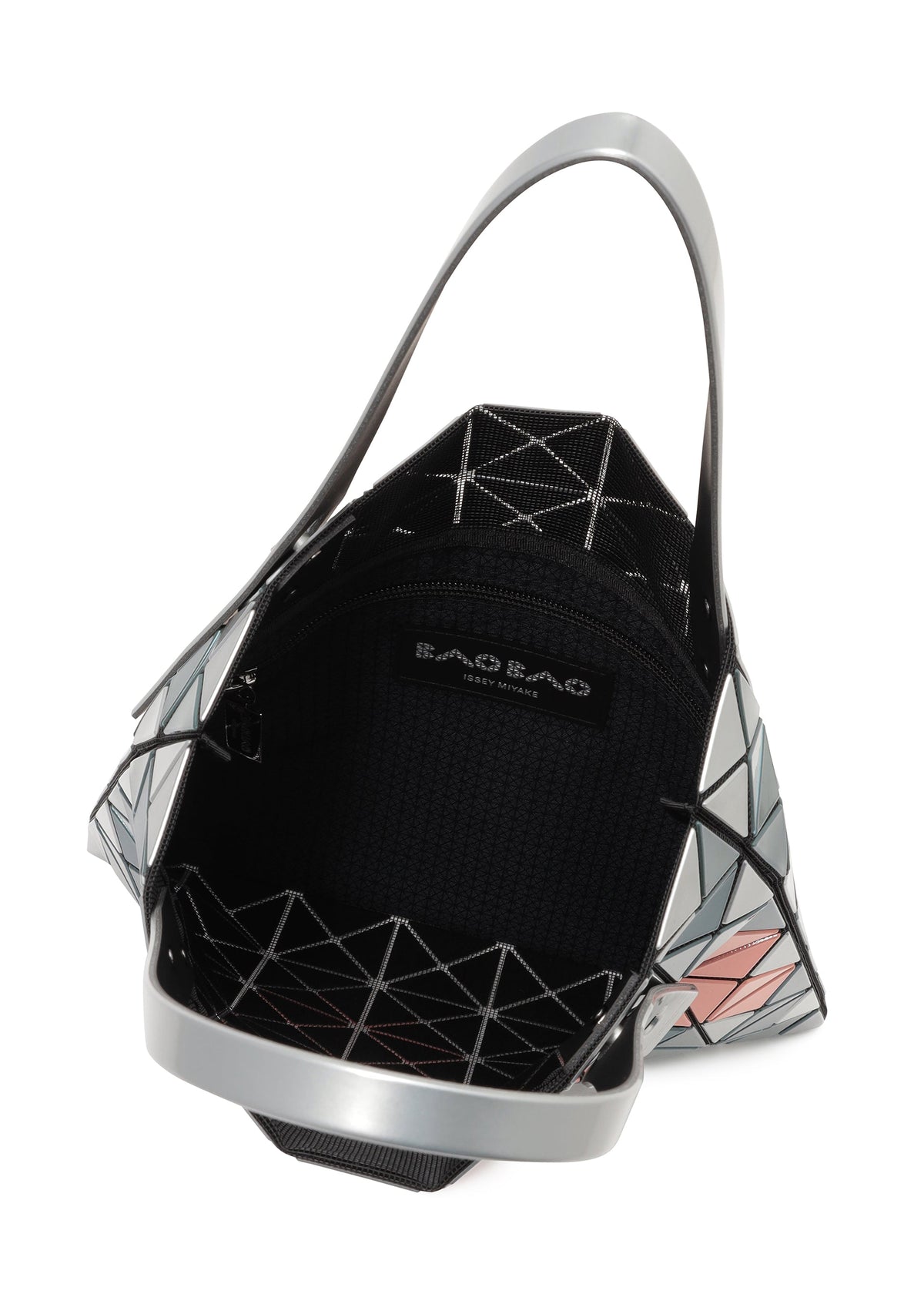A detail shot of the Bao Bao Issey Miyake WONDER tote bag.