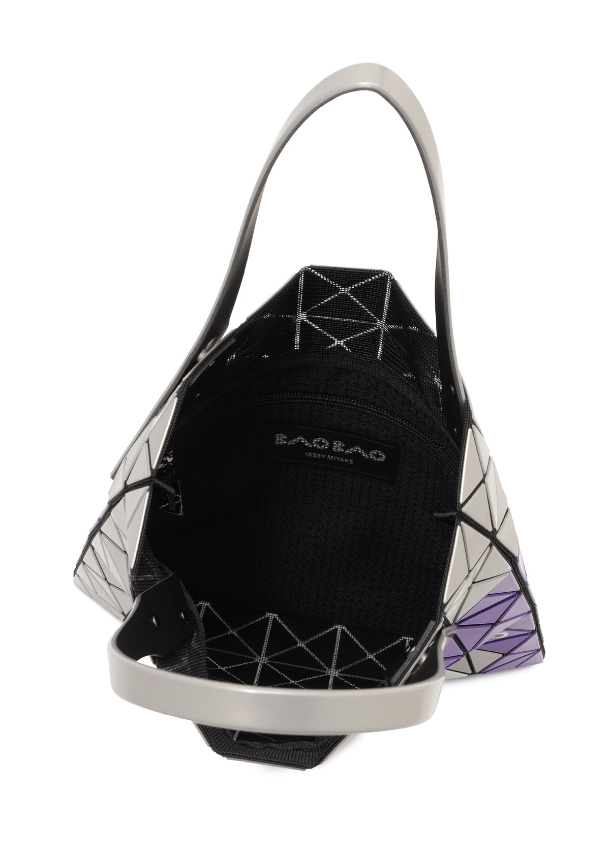 A detail shot of the Bao Bao Issey Miyake WONDER tote bag.