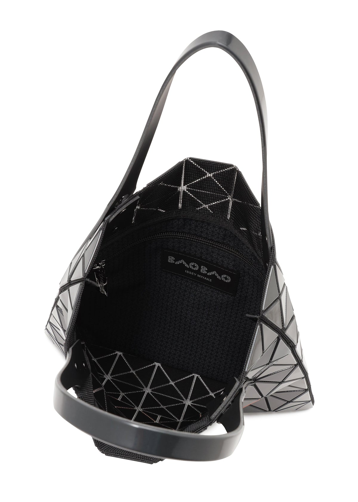 A detail shot of the Bao Bao Issey Miyake WONDER tote bag.