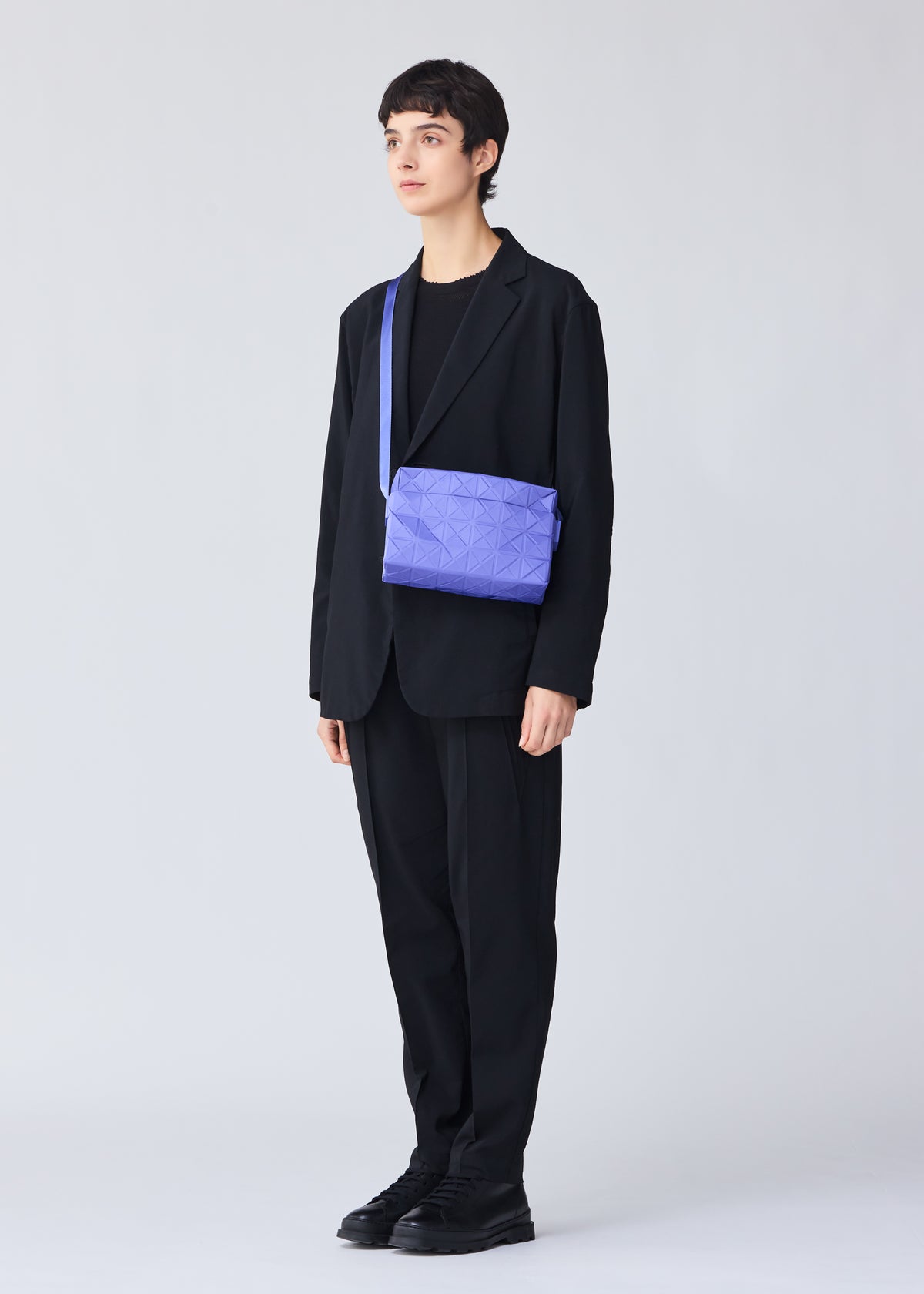 TRACK Shoulder Bag Purplish Blue