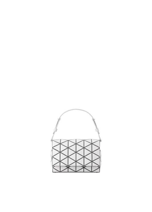 A product shot of the BAOBAO ISSEY MIYAKE FOSSETTE shoulder bag(small) in grey (11), recurring_style.