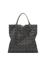 A product shot of the BAO BAO ISSEY MIYAKE PRISM DENIM tote bag in black.