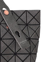 A detail shot of the BAO BAO ISSEY MIYAKE PRISM DENIM tote bag.