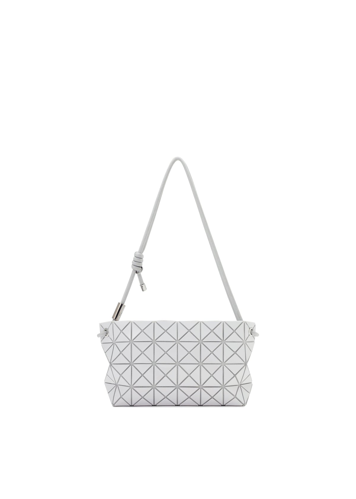 A product shot of the BAOBAO ISSEY MIYAKE LOOP ONE TONE shoulder bag in grey (11), recurring_style.