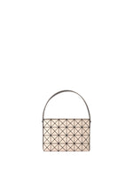 A product shot of the BAO BAO ISSEY MIYAKE OBLONG shoulder bag in beige.