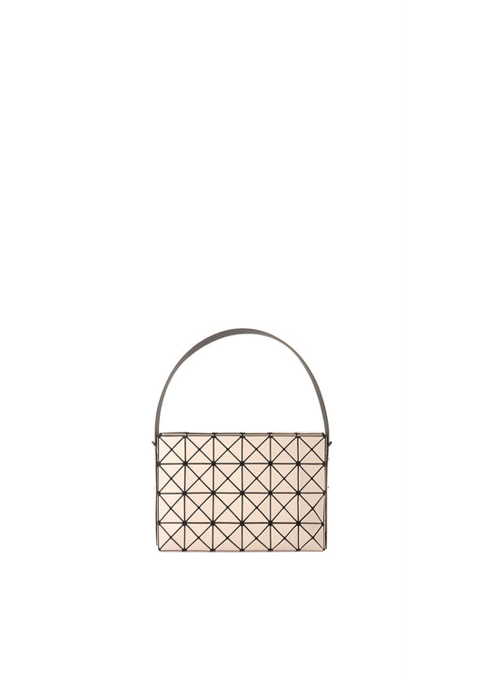 A product shot of the BAO BAO ISSEY MIYAKE OBLONG shoulder bag in beige.