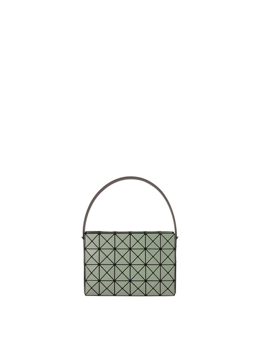 A product shot of the BAO BAO ISSEY MIYAKE OBLONG shoulder bag in khaki.