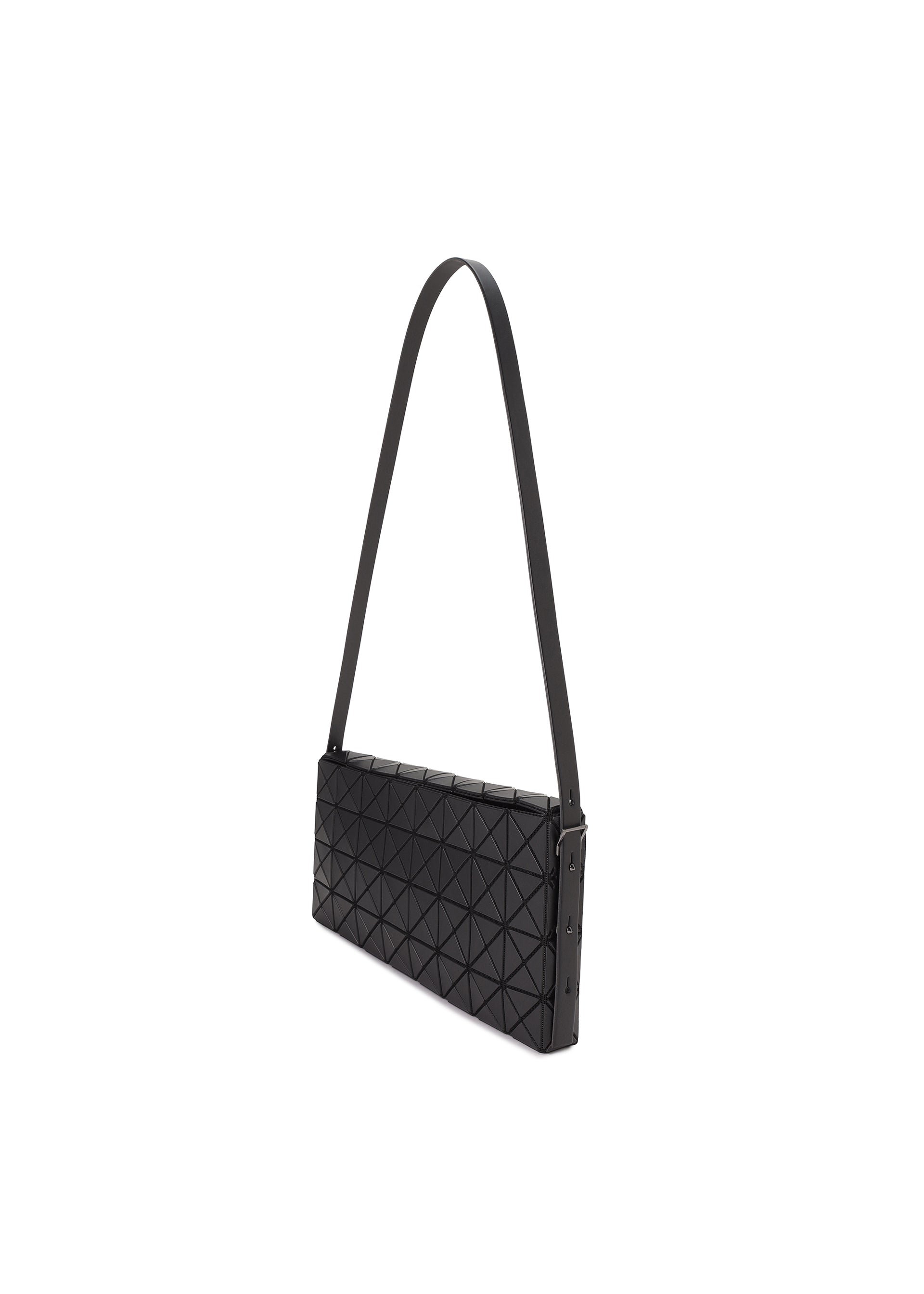 A detail shot of the BAO BAO ISSEY MIYAKE OBLONG shoulder bag.