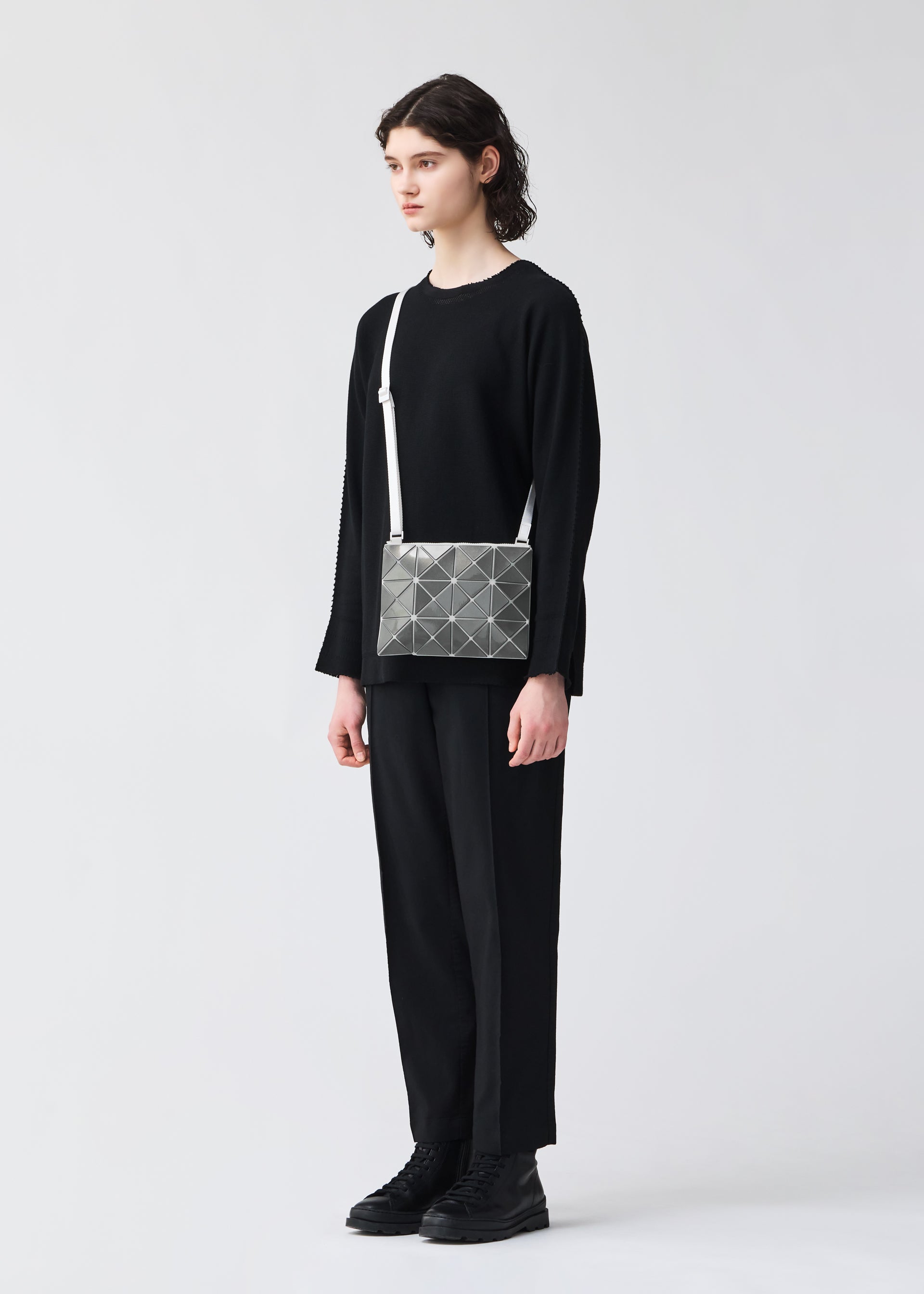 LUCENT FLAP Shoulder Bag Stone Grey – ISSEY MIYAKE EU