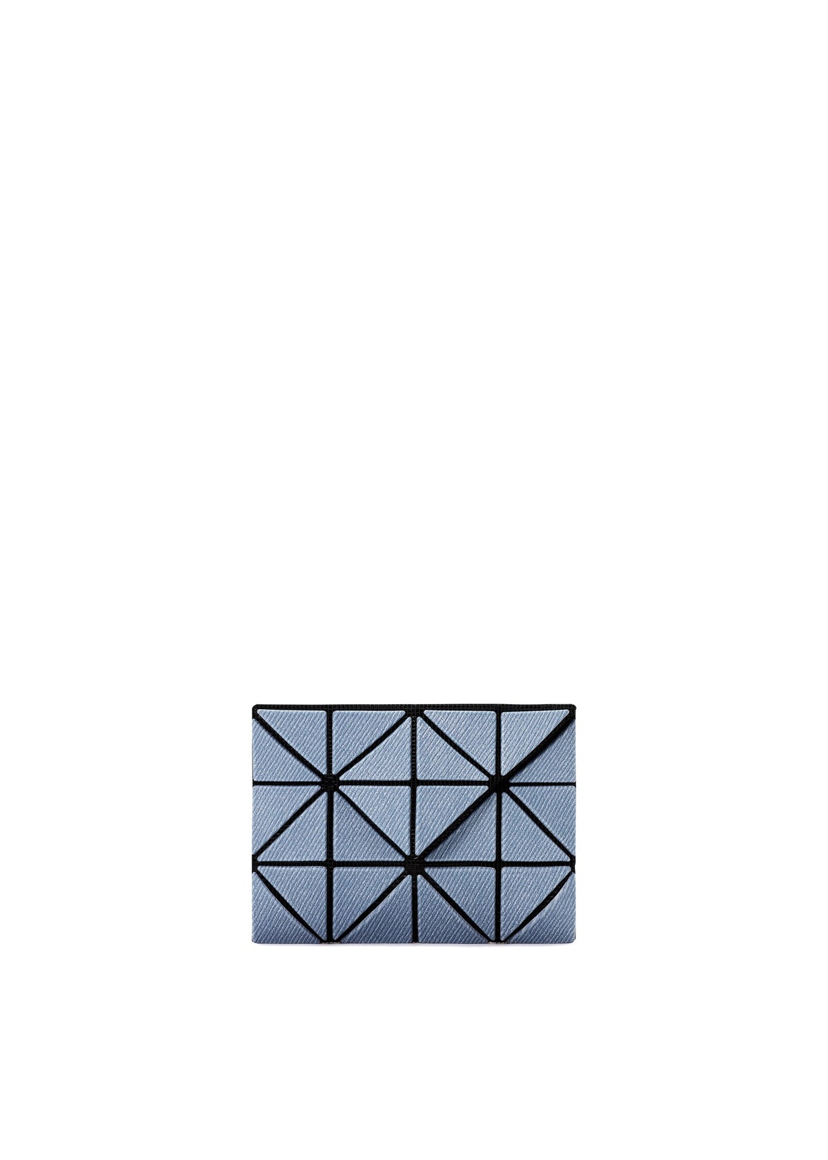 A product shot of the BAO BAO ISSEY MIYAKE CARD WALLET card case in blue.