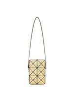 A product shot of the BAOBAO ISSEY MIYAKE WEEKENDERM shoulder bag in brown (47), recurring_style.