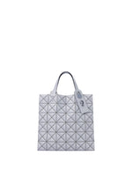 A product shot of the BAO BAO ISSEY MIYAKE MINIATURE tote bag in gray.