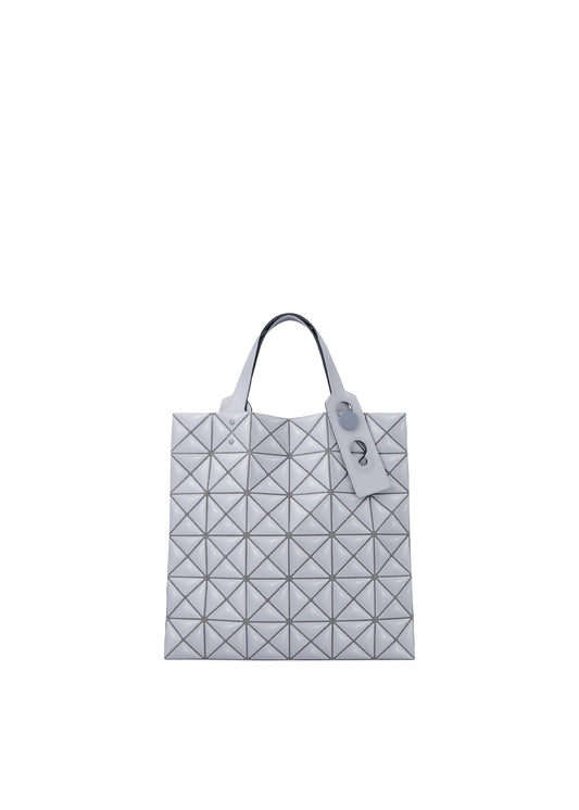 A product shot of the BAO BAO ISSEY MIYAKE MINIATURE tote bag in gray.