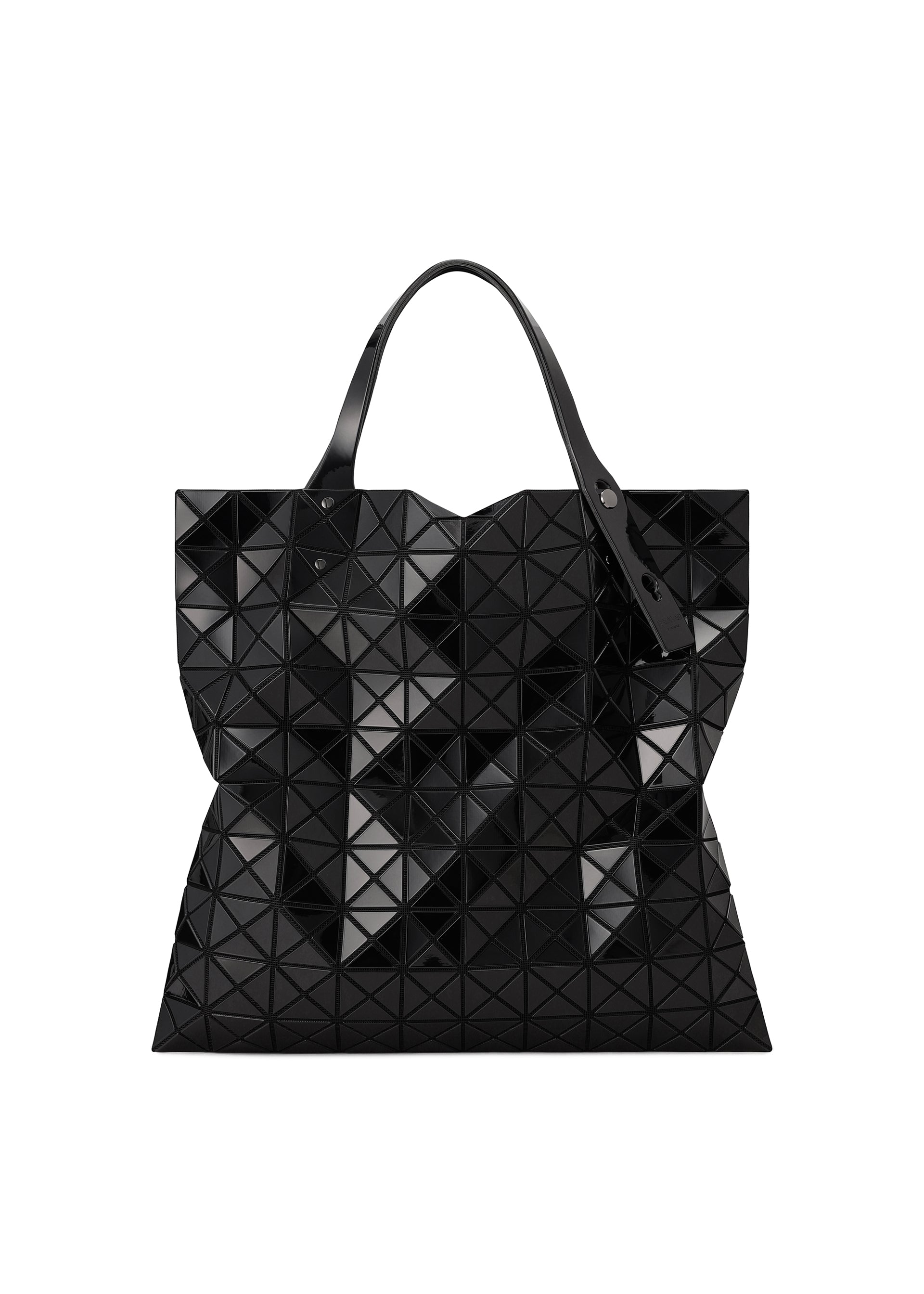 A product shot of the BAO BAO ISSEY MIYAKE PRISM tote bag in black.