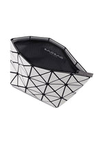 A detail shot of the BAO BAO ISSEY MIYAKE PRISM pouch.