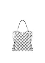 A product shot of the BAO BAO ISSEY MIYAKE PRISM tote bag in white.