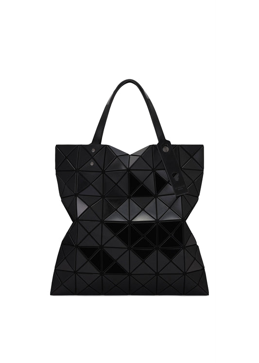 A product shot of the BAO BAO ISSEY MIYAKE LUCENT tote bag in black.