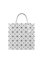 A detail shot of the BAO BAO ISSEY MIYAKE LUCENT tote bag.