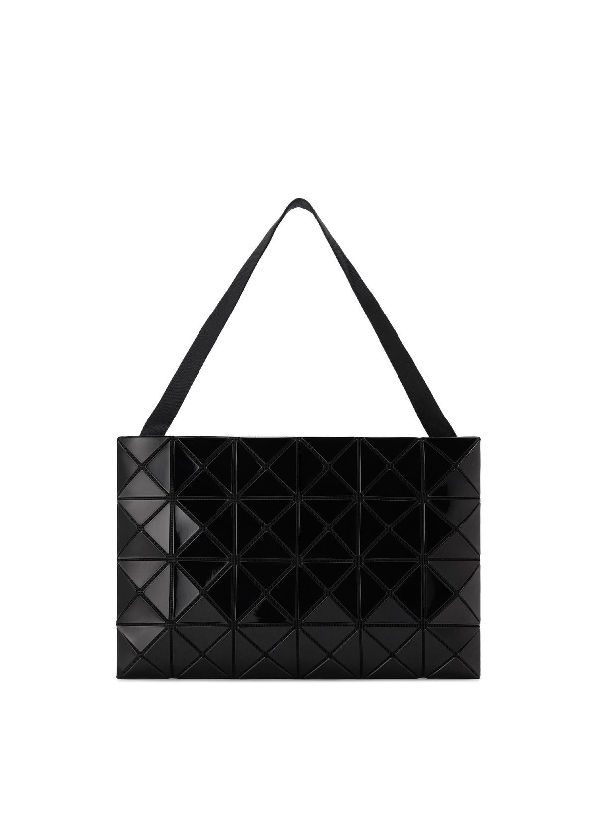A product shot of the BAO BAO ISSEY MIYAKE LUCENT shoulder bag in black.