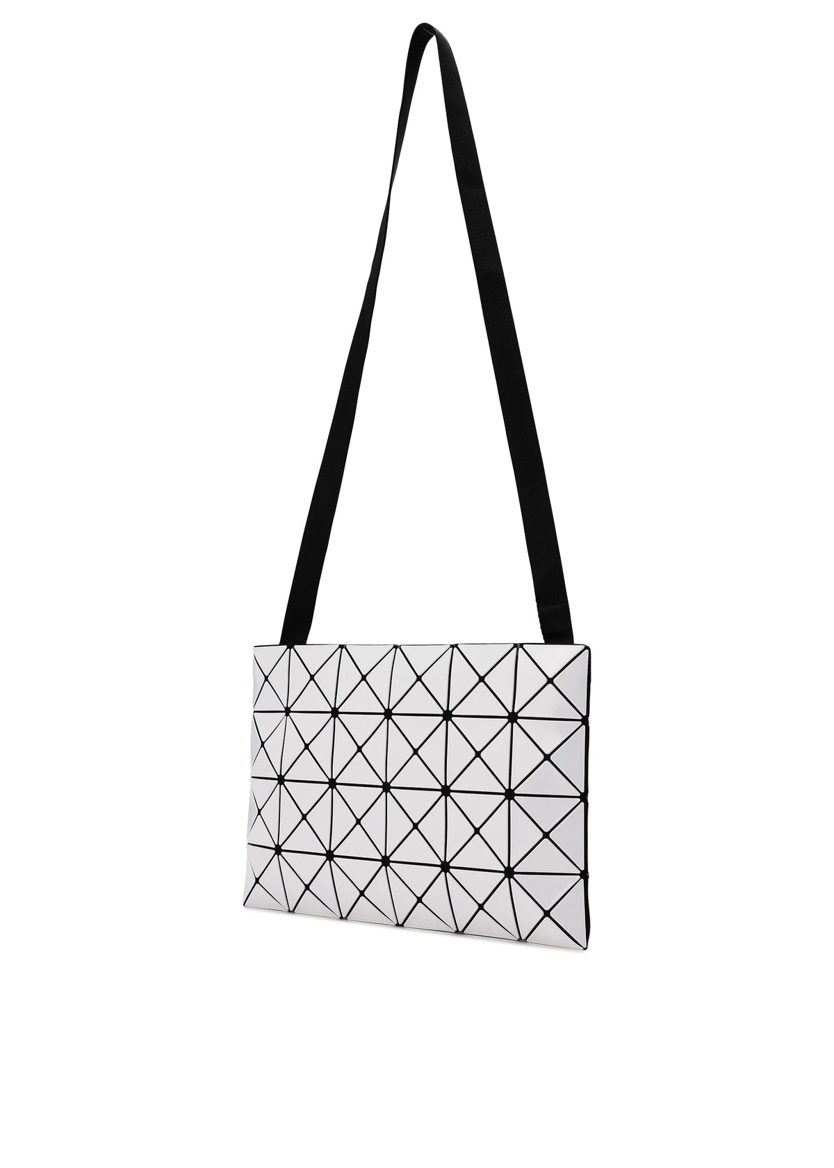 A detail shot of the BAO BAO ISSEY MIYAKE LUCENT shoulder bag.