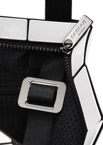 A detail shot of the BAO BAO ISSEY MIYAKE LUCENT shoulder bag.