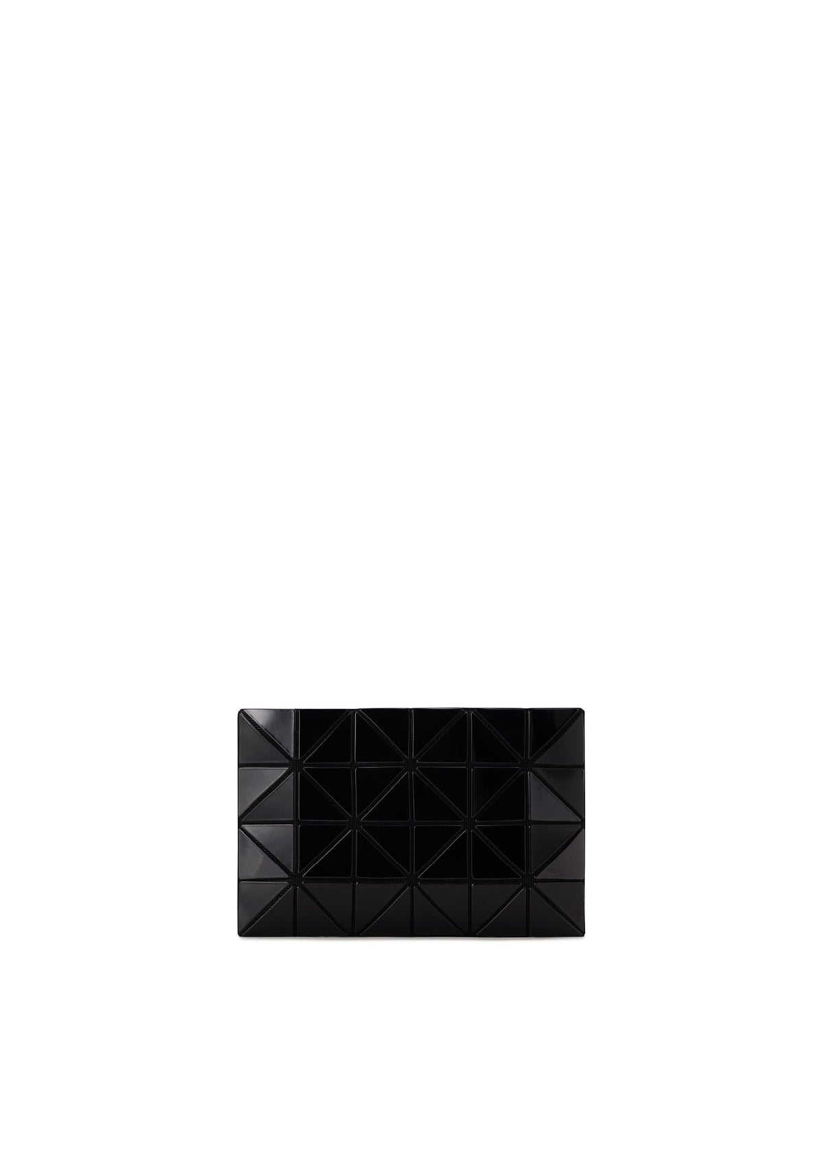 A product shot of the BAO BAO ISSEY MIYAKE LUCENT pouch in black.