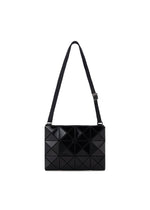 A product shot of the BAO BAO ISSEY MIYAKE LUCENT shoulder bag in black.