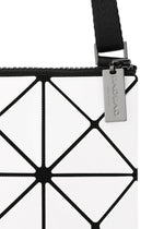 A detail shot of the BAO BAO ISSEY MIYAKE LUCENT shoulder bag.