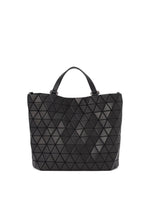 A product shot of the BAO BAO ISSEY MIYAKE CRYSTAL MATTE hand bag in matte black.