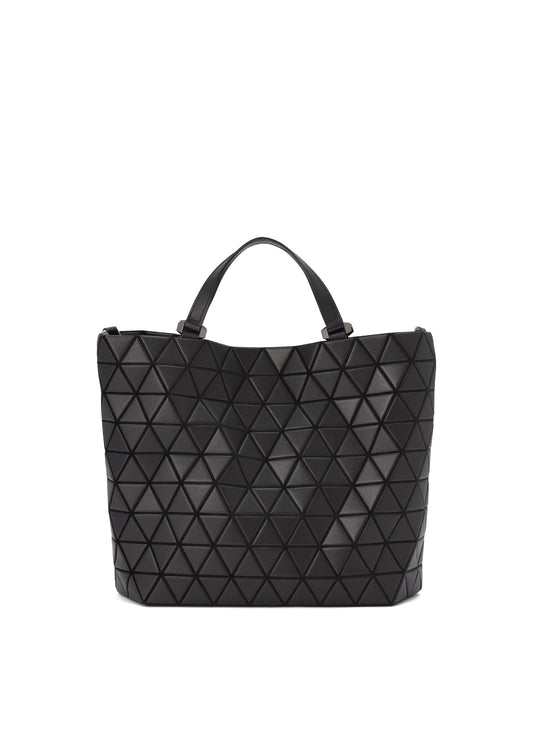 A product shot of the BAO BAO ISSEY MIYAKE CRYSTAL MATTE hand bag in matte black.