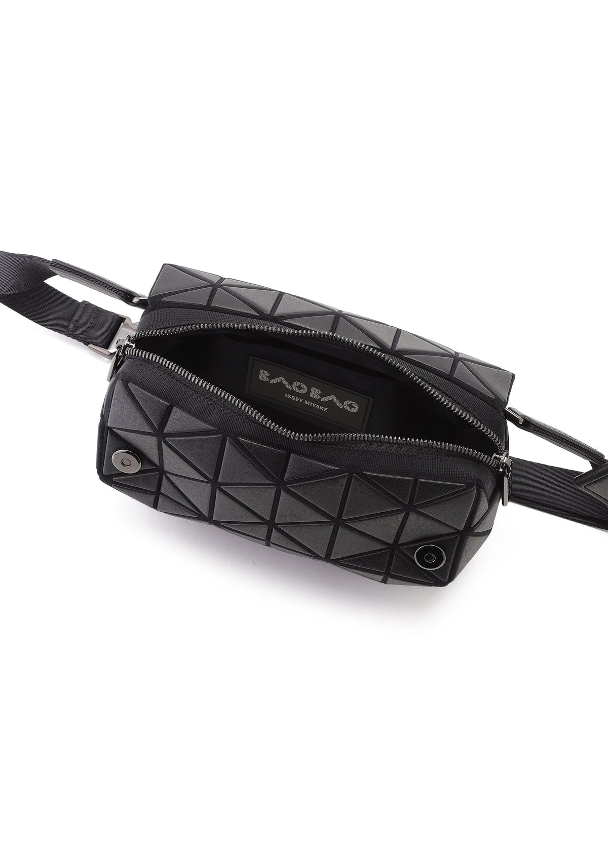 A detail shot of the BAO BAO ISSEY MIYAKE HEXAGON bag.