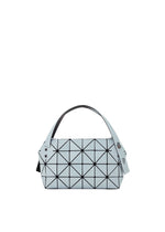 A product shot of the BAO BAO ISSEY MIYAKE BOSTON hand bag in sky blue.