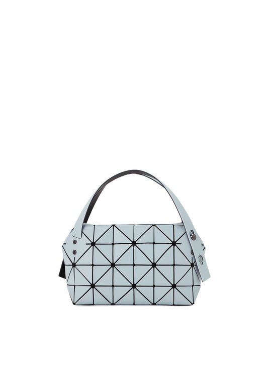 A product shot of the BAO BAO ISSEY MIYAKE BOSTON hand bag in sky blue.