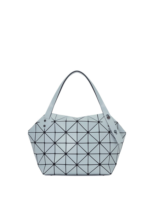 A product shot of the BAO BAO ISSEY MIYAKE BOSTON hand bag in sky blue.
