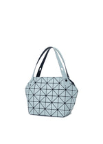 A detail shot of the BAO BAO ISSEY MIYAKE BOSTON hand bag.