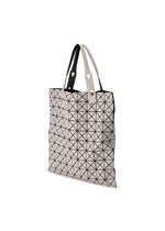 A detail shot of the BAO BAO ISSEY MIYAKE PRISM MATTE tote bag.