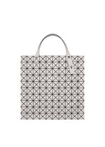 A detail shot of the BAO BAO ISSEY MIYAKE PRISM MATTE tote bag.