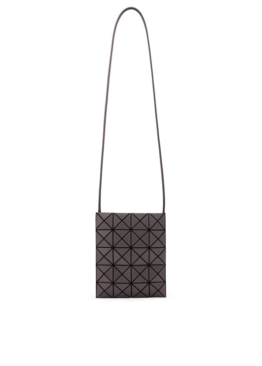 A product shot of the BAO BAO ISSEY MIYAKE PRISM MATTE shoulder bag in charcoal gray.