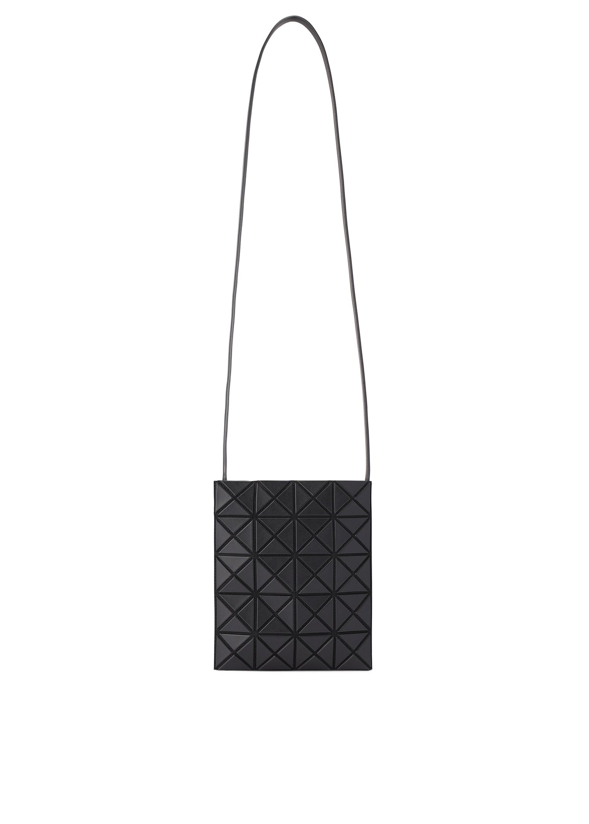 A product shot of the BAO BAO ISSEY MIYAKE PRISM MATTE shoulder bag in matte black.