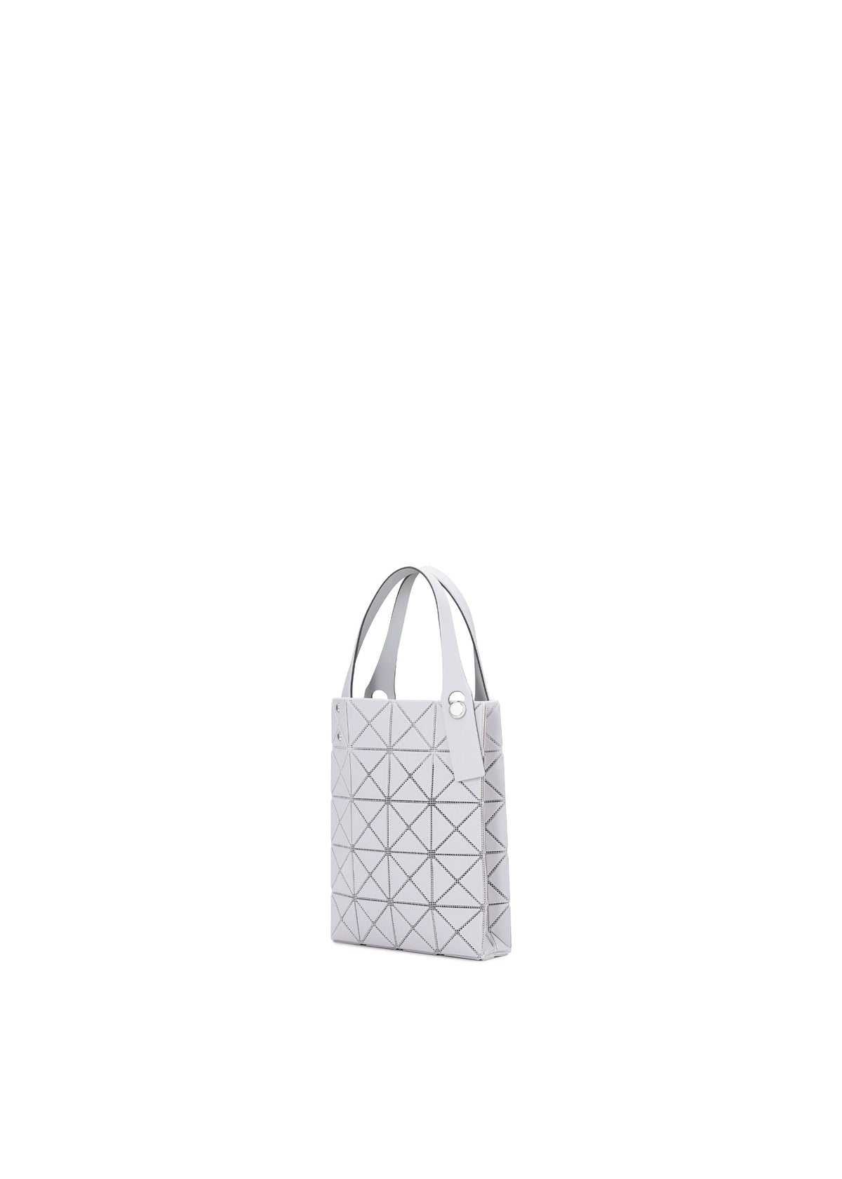 A detail shot of the BAO BAO ISSEY MIYAKE PRISM PLUS tote bag.