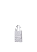 A detail shot of the BAO BAO ISSEY MIYAKE PRISM PLUS tote bag.