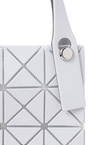 A detail shot of the BAO BAO ISSEY MIYAKE PRISM PLUS tote bag.
