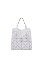 A product shot of the BAO BAO ISSEY MIYAKE PRISM PLUS tote bag in misty gray.