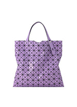 A product shot of the BAO BAO ISSEY MIYAKE PRISM GLOSS tote bag in orchid.